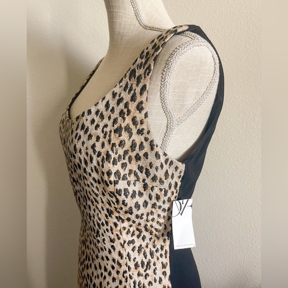 Diane Von Furstenberg Arianna Leopard Seath Dress | Size 10 - Picture 7 of 16